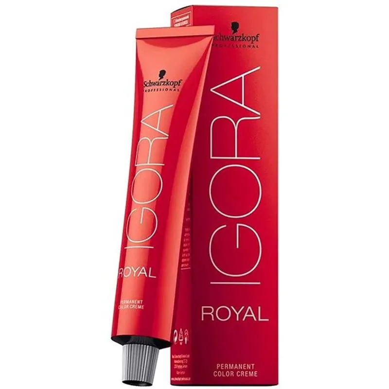 Coloração Schwarzkopf Igora Royal 60ml Cor: 9-1 Louro Extra-Claro Cinza