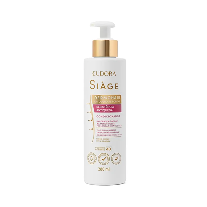 Condicionador Eudora Siàge DermoHair Resistência Antiqueda 280ml