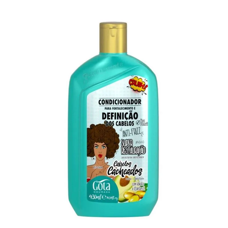 Condicionador Gota Dourada Cacheados Abacate e D-Pantenol 430ml