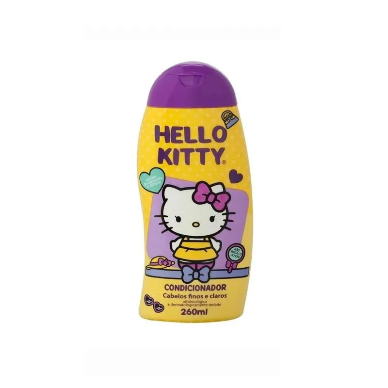 Condicionador Hello Kitty 260ml - Cabelos Finos e Claros