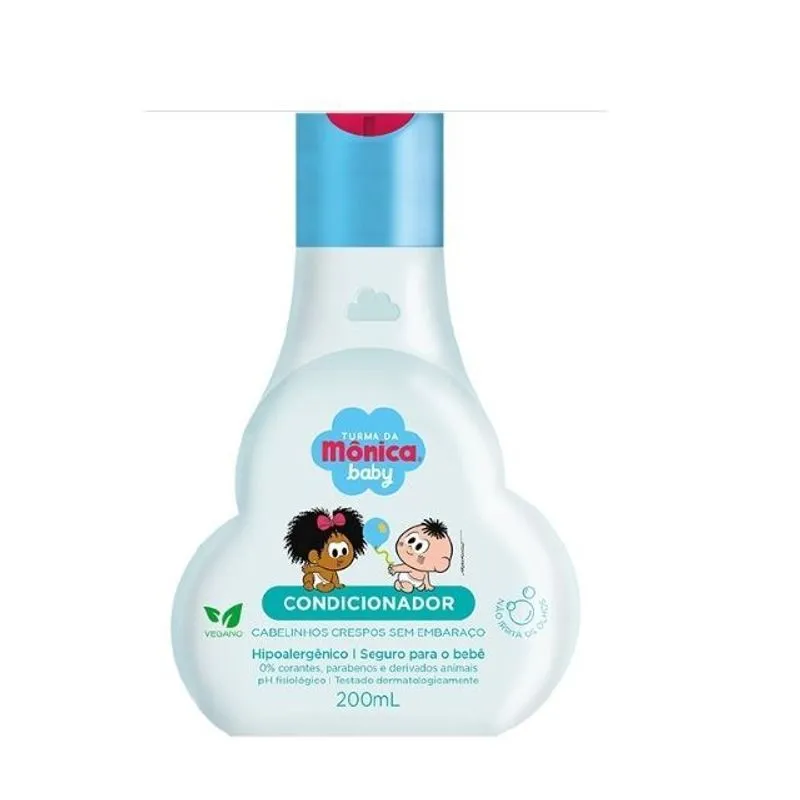 Condicionador Infantil Turma da Mônica 200ml - Cabelinhos Crespos