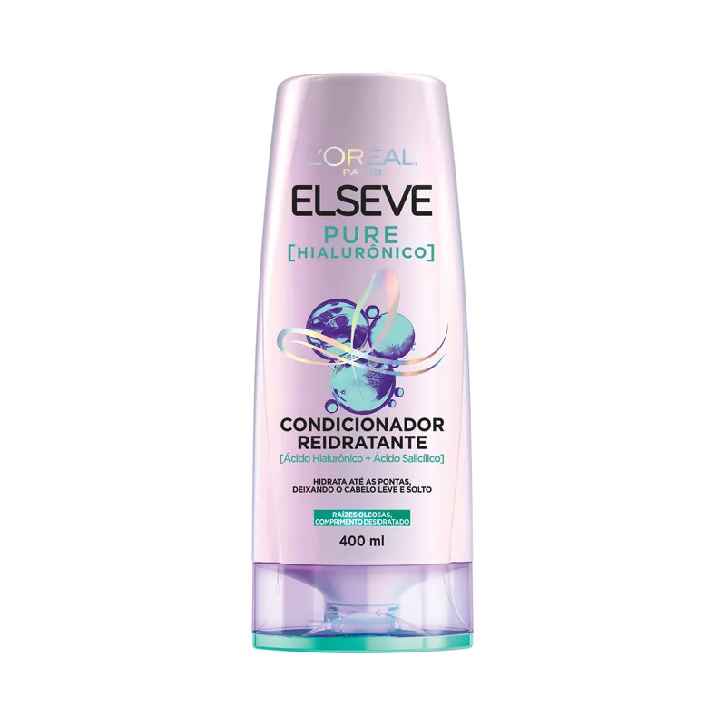 Condicionador Elseve Pure Hialurônico Reidratante 400ml