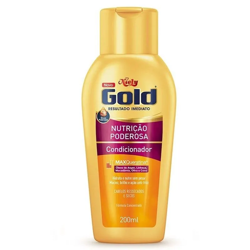 Condicionador Niely Gold Nutrição Poderosa - 175ml