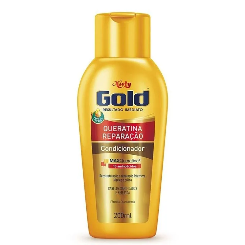 Condicionador Niely Gold Reconstrução Potente - 200ml