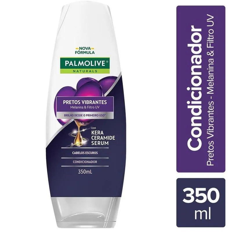 Condicionador Palmolive Naturals Iluminador Pretos - 350ml