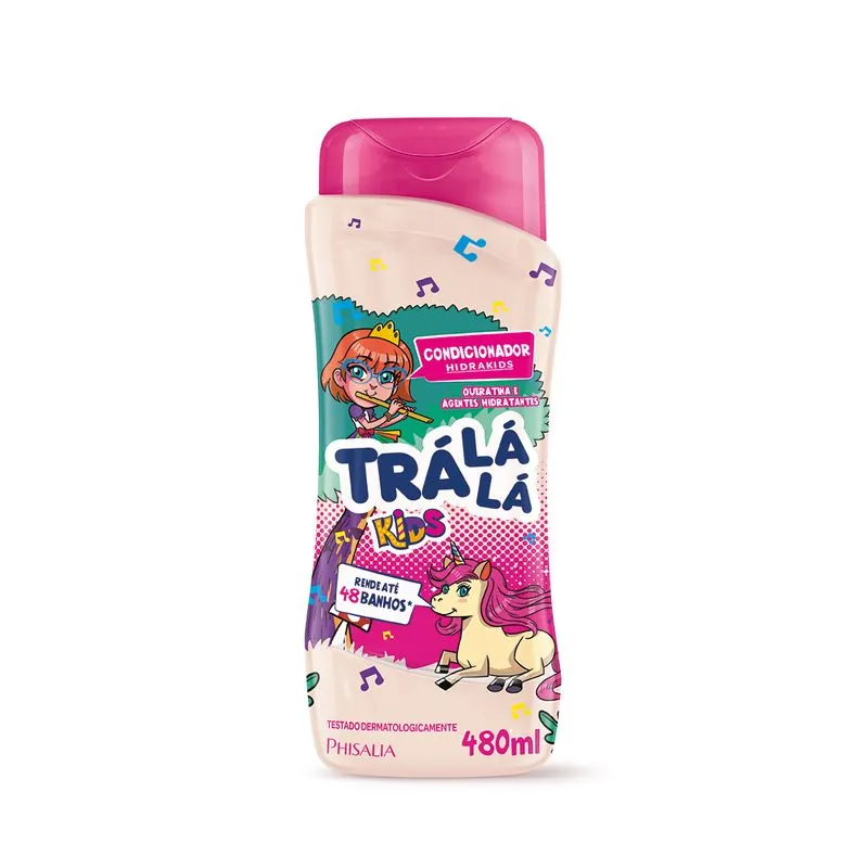 Condicionador Infantil Trá Lá Lá Kids Hidrakids Hidratação e Desembaraço 480ml