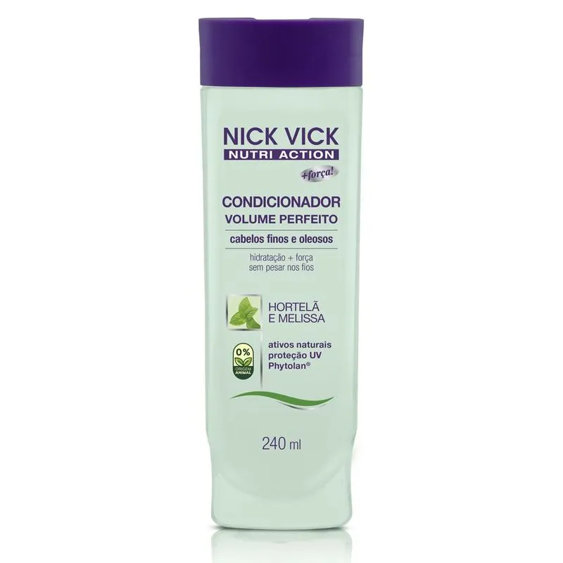Condicionador Volume Perfeito Nick Vick Nutri Action - 240ml