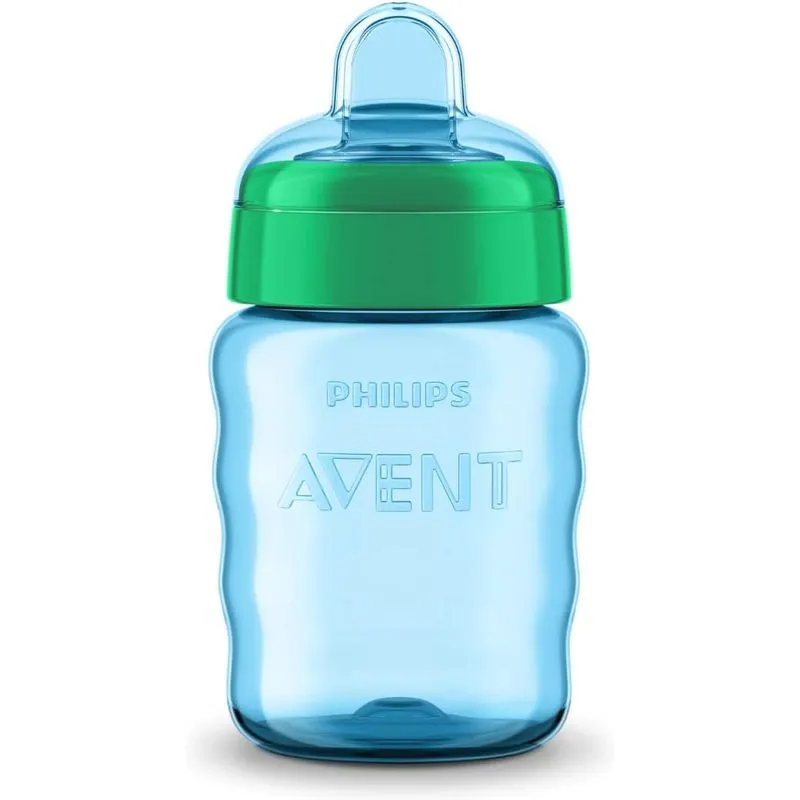 Copo de Transição Philips Avent Easy Sip +9 meses Antivazamento Azul 260ml 1 Unidade