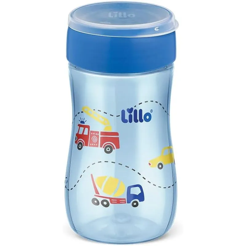 Copo de Transição Lillo Super Evolution 360º +8 meses Antivazamento Azul 300ml 1 Unidades