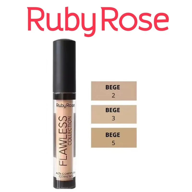 Corretivo Alta Cobertura Bege 5 HB 8080-2 Ruby Rose