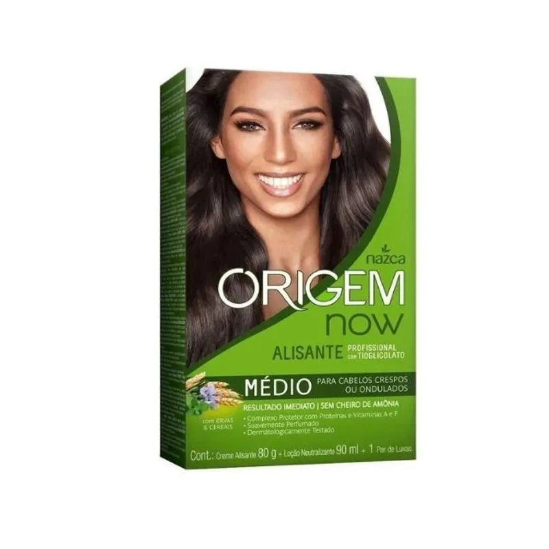 Creme Alisante Origem Now Ervas e Cereais 90ml