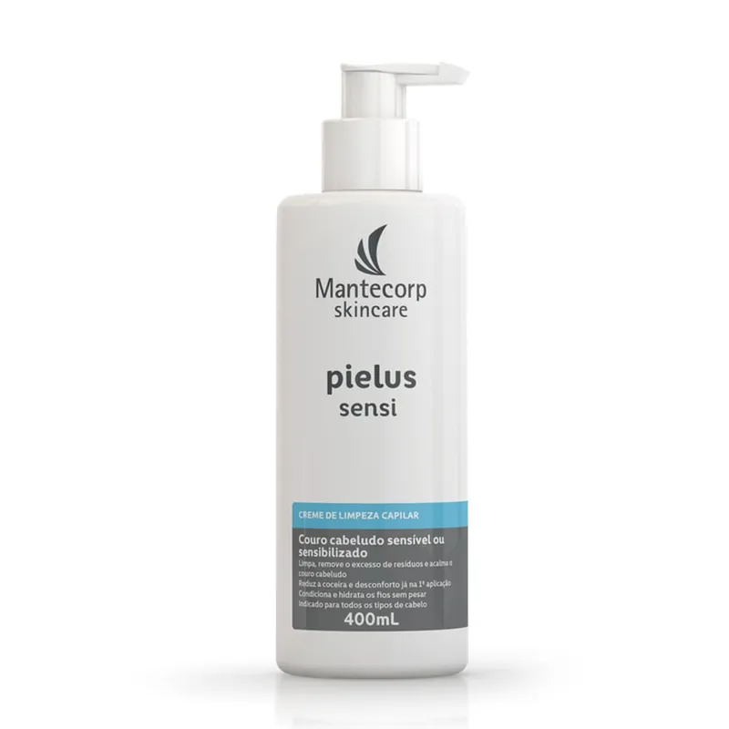 Creme de Limpeza Capilar Pielus Sensi Limpeza Suave 400ml