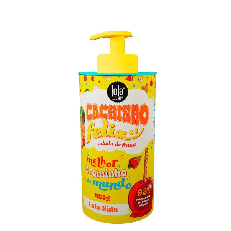 Creme De Pentear Lola Cosmetics Cachinho Feliz Salada Fruta 450g