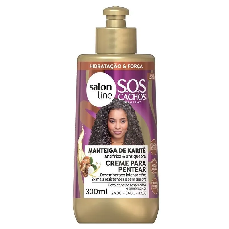 Creme De Pentear Salon Line SOS Manteiga De Karité 300ml