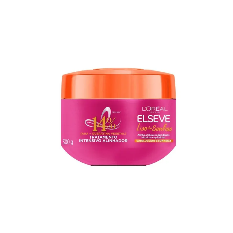 Creme de Tratamento Capilar Elseve Liso dos Sonhos Intensivo Alinhador 300g