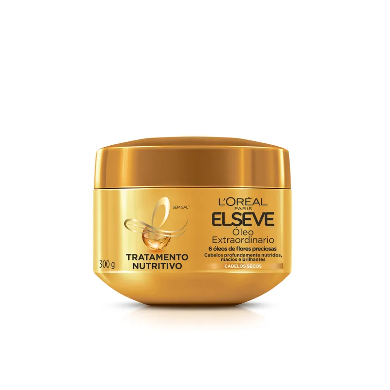 Creme de Tratamento Capilar Elseve Óleo Extraordinário Nutritivo 300g
