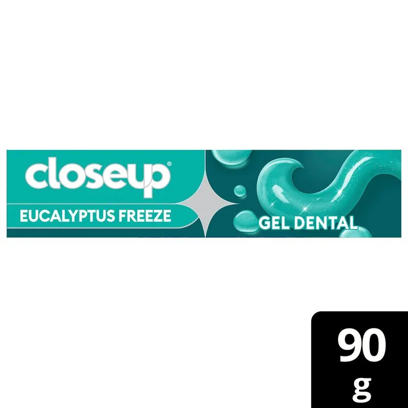 Gel Dental Closeup Proteção 360º Fresh Sabor Eucalyptus Freeze 90g