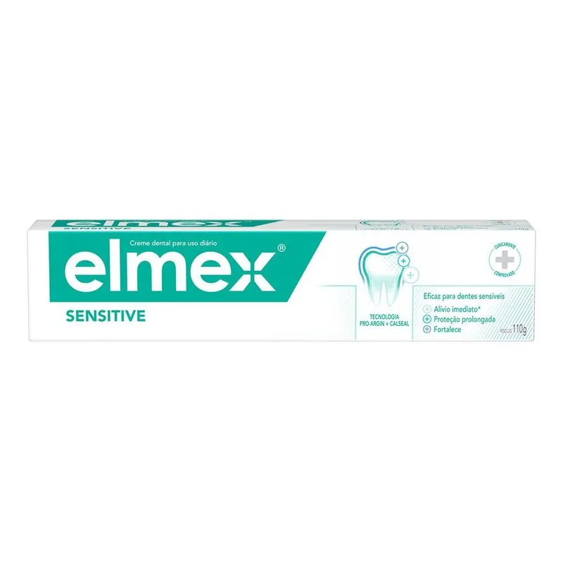 Creme Dental Para Dentes Sensíveis elmex Sensitive 110g