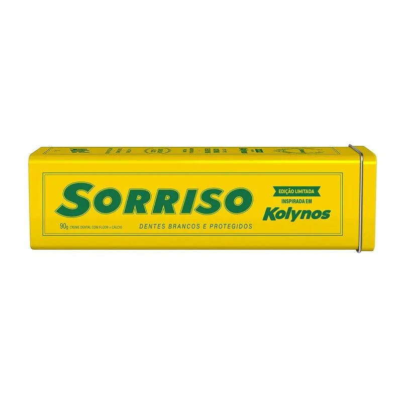 Creme Dental Lata Sorriso Edição Limitada Kolynos 90g