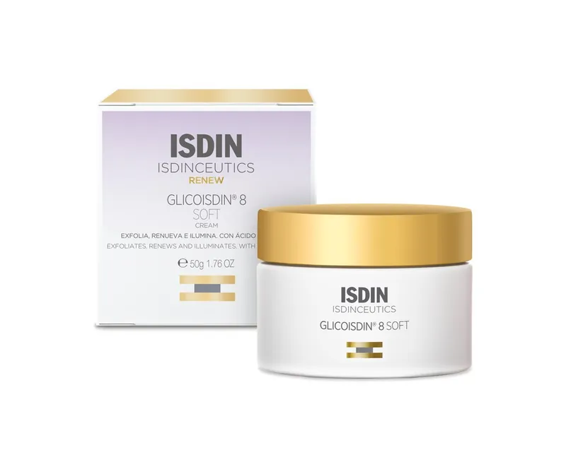 Creme Facial Ácido Glicólico Isdinceutics Glicoisdin 8 - 50g