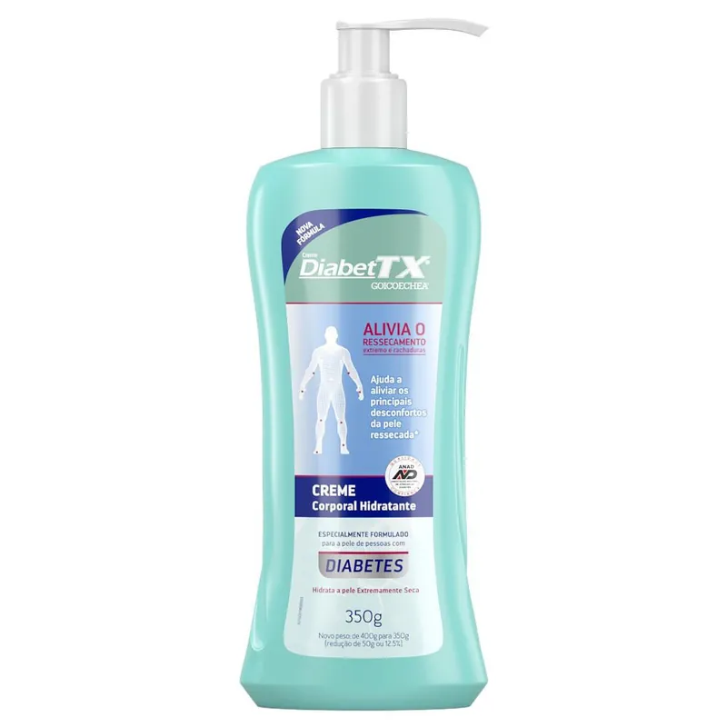 Creme Corporal Goicoechea DiabetTX Hidratante Pele Seca a Extra Seca 350g