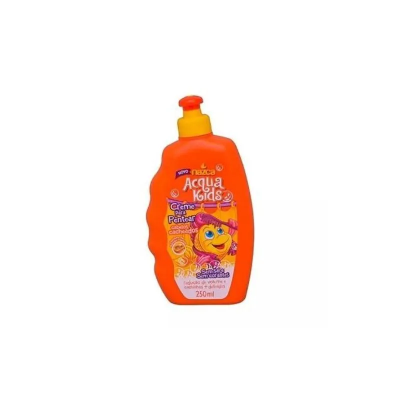 Creme para Pentear Infantil Acqua Kids 250g Cabelos Cacheados