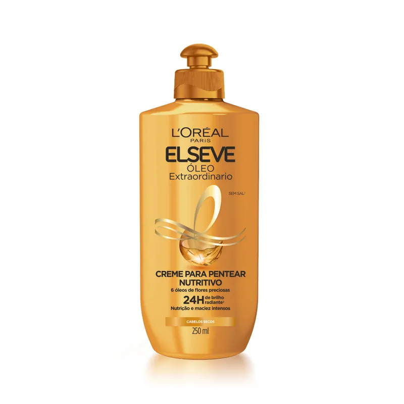 Creme de Pentear Elseve Óleo Extraordinário Nutritivo 250ml