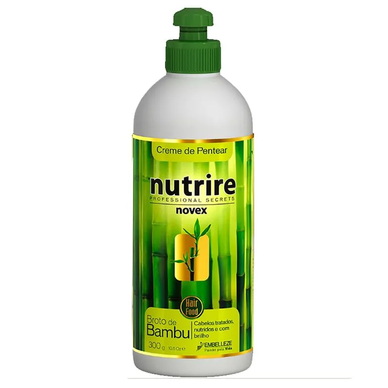 Creme Para Pentear Novex 300g Broto De Bambu