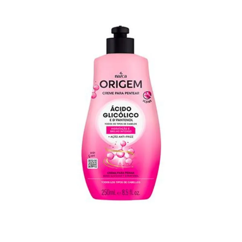 Creme para Pentear Origem 250ml Ácido Glicólico e D-Pantenol