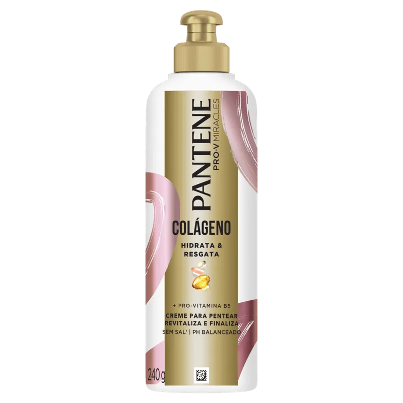 Creme de Pentear Pantene Pro-V Colágeno Hidrata & Resgata 240g