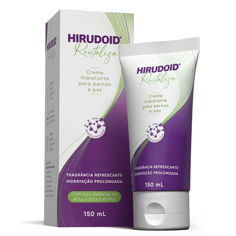 Creme Para Pernas E Pés Hirudoid Revitaliza Hidratante 150ml