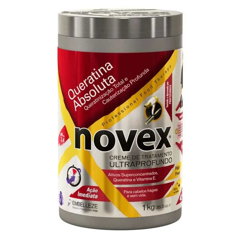 Creme Para Tratamento Novex 1 Kg Queratina Absoluta