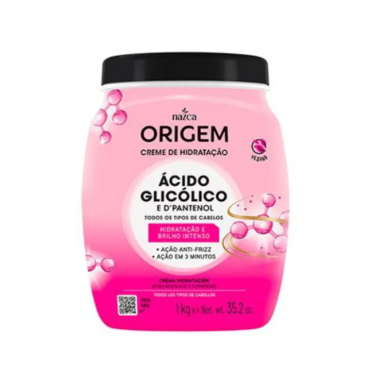 Creme para Tratamento Origem 1kg Ácido Glicólico e D-Pantenol