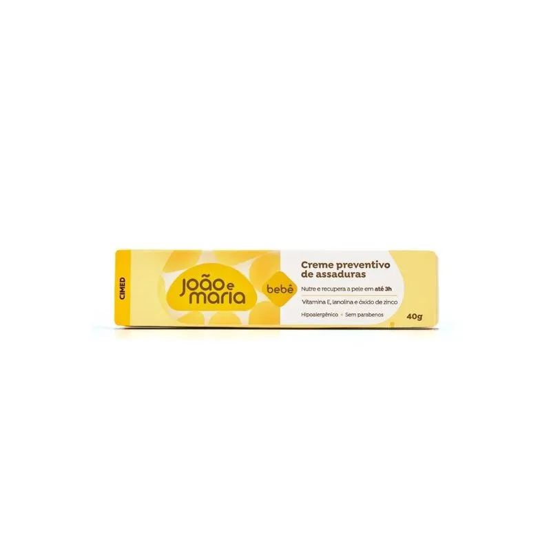 Creme Preventivo de Assaduras João e Maria 40g