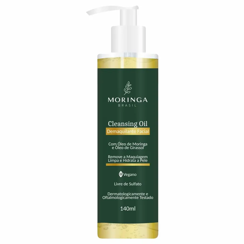 Demaquilante Facial Cleansing Oil Moringa Brasil 140ml
