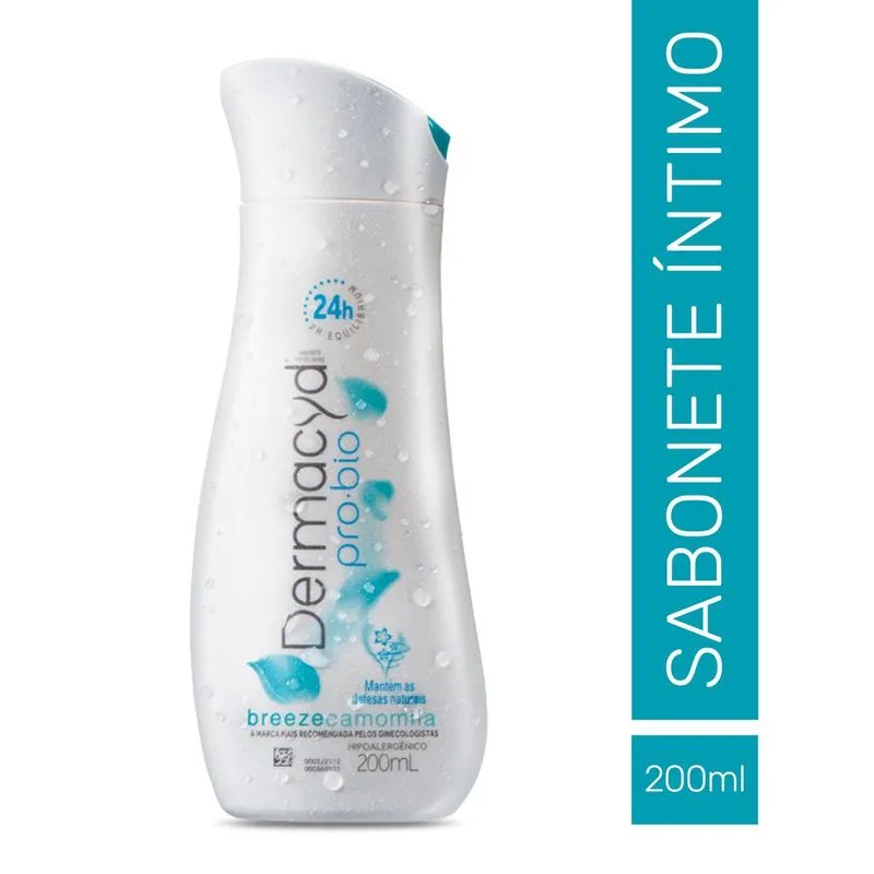 Sabonete Íntimo Dermacyd Pro-Bio Breeze Camomila 200ml