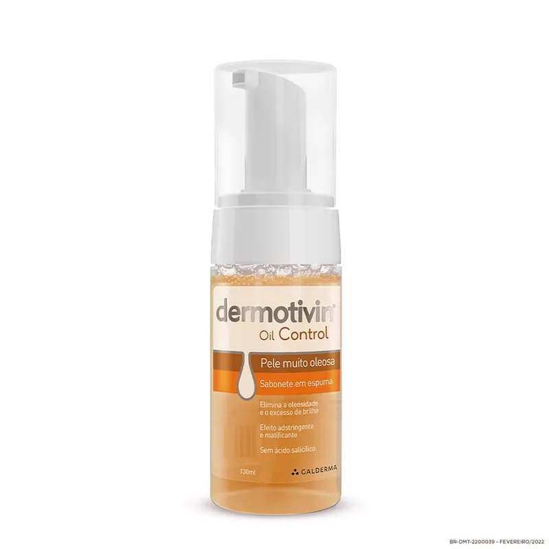 Sabonete em Espuma Facial Dermotivin Control130ml