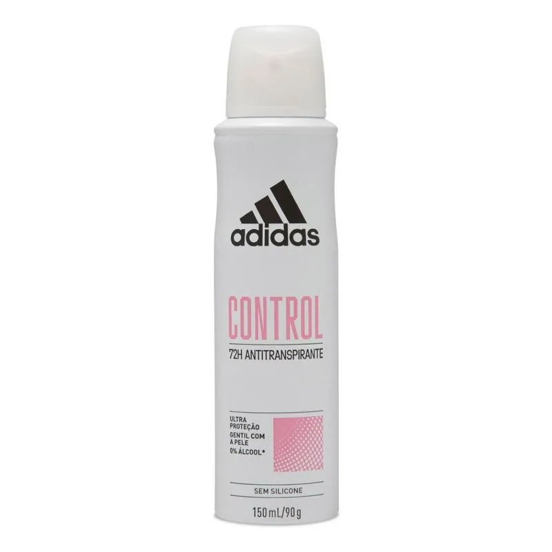 Desodorante Antitranspirante Adidas Feminino Control Cool & Care 48h Aerossol 150ml