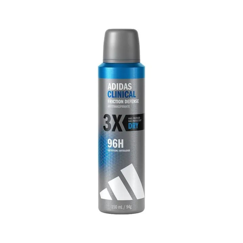 Desodorante Antitranspirante Adidas Clinical Dry Masculino Aerossol 150ml