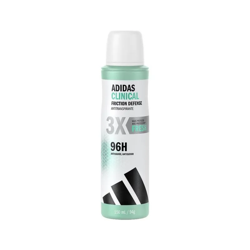 Desodorante Antitranspirante Adidas Clinical Feminino Fresh Aerossol 150ml