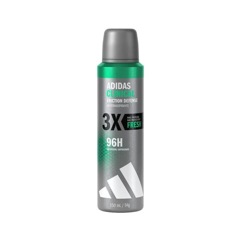 Desodorante Antitranspirante Adidas Clinical Fresh Masculino Aerossol 150ml
