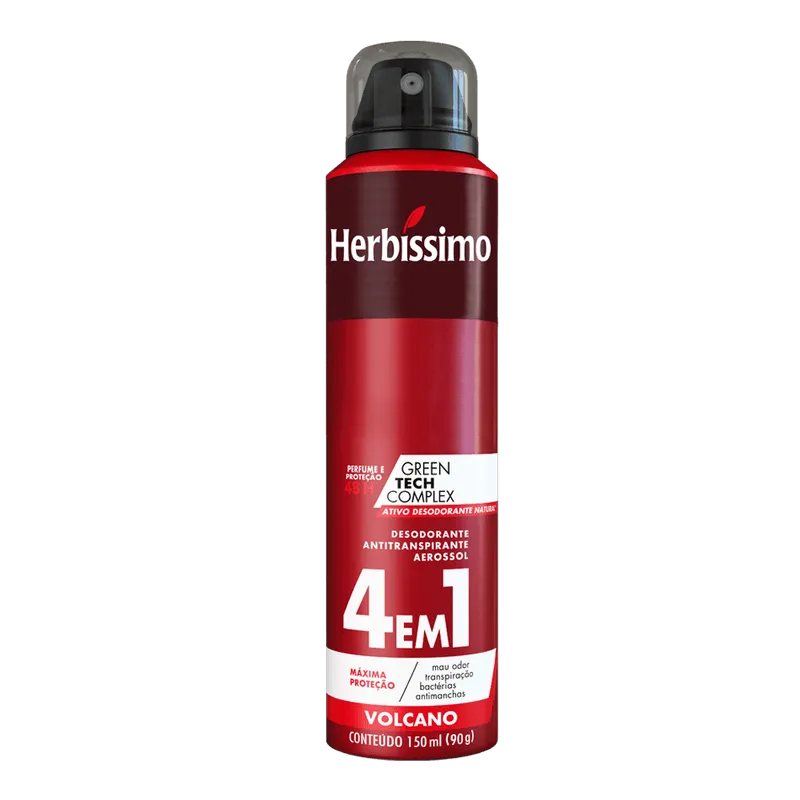 Desodorante Aerosol Antitranspirante Herbíssimo Volcano 150Ml