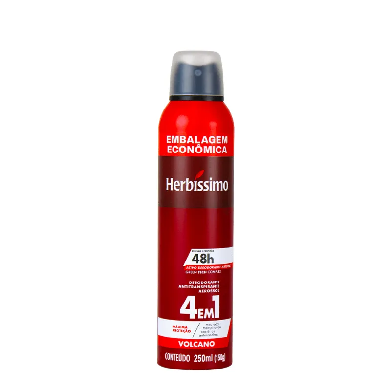 Desodorante Aerosol Antitranspirante Herbíssimo Volcano 250Ml