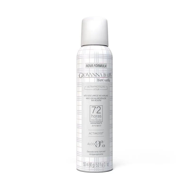 Desodorante Aerosol Giovanna Baby Vanilla 72h 150ml
