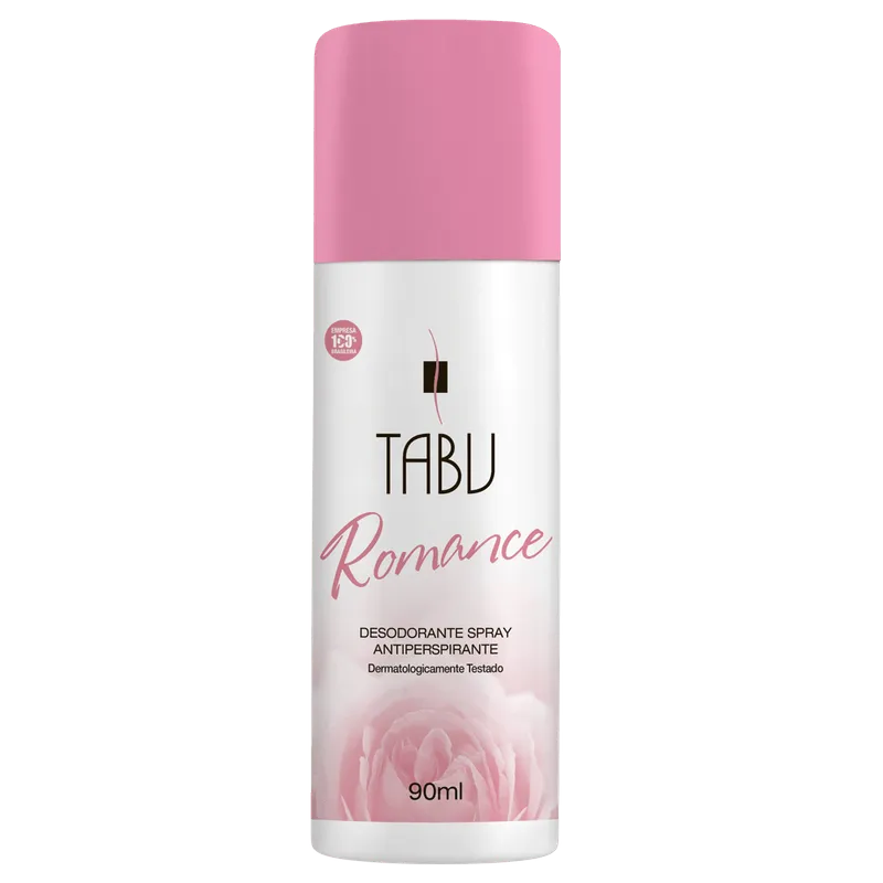 Desodorante Antiperspirante Spray Tabu Romance 90Ml