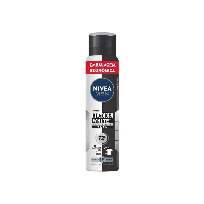 Desodorante Antitranspirante Nivea Men Black & White Epic Night Aerosol 200ml