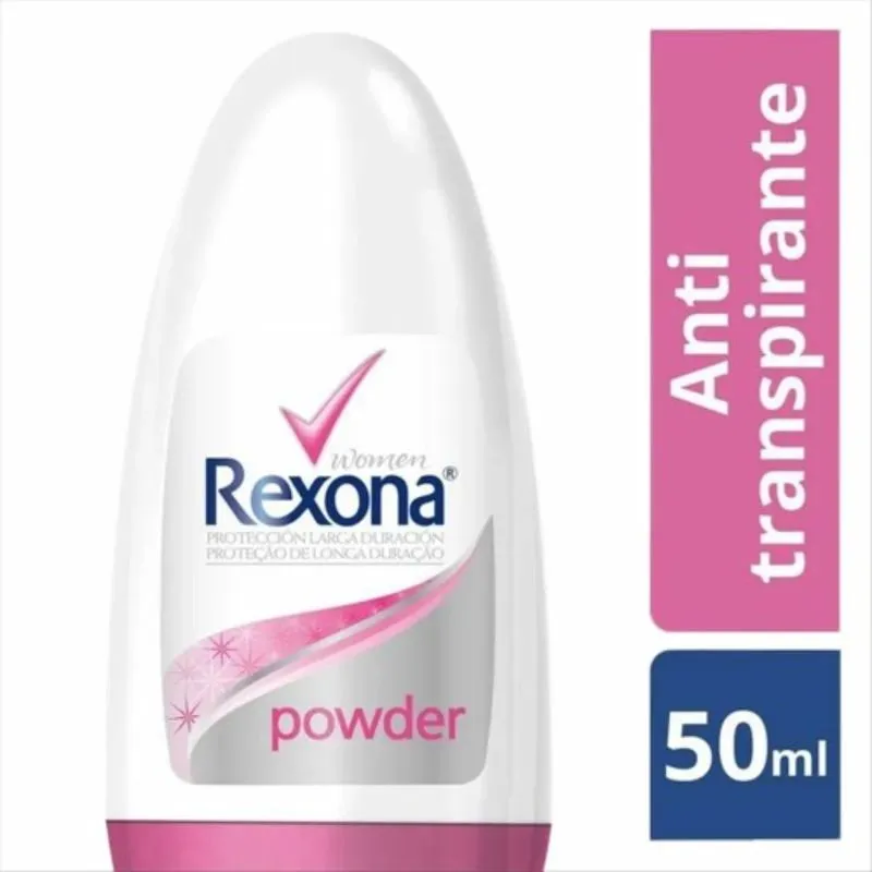 Desodorante Antitranspirante Rexona Powder Dry 48h Roll-On 50ml