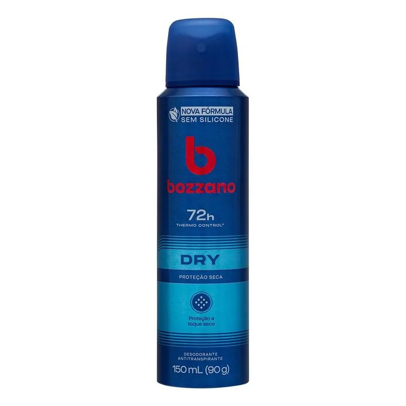 Desodorante Antitranspirante Bozzano Dry 72h Aerossol 150ml