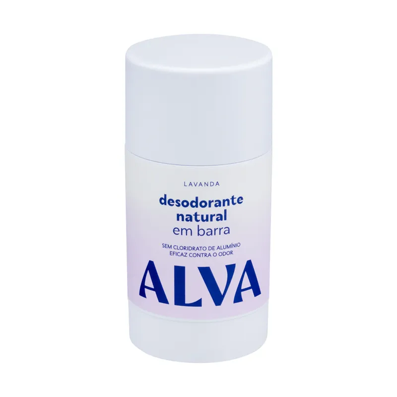 Desodorante Natural Alva Lavanda Barra Stick 55g