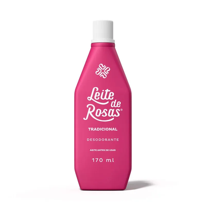 Loção Desodorante Leite de Rosas Tradicional 170ml